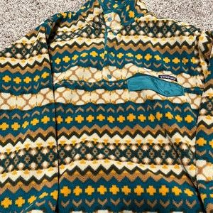 Patagonia M Synchilla Aztec Pullover!